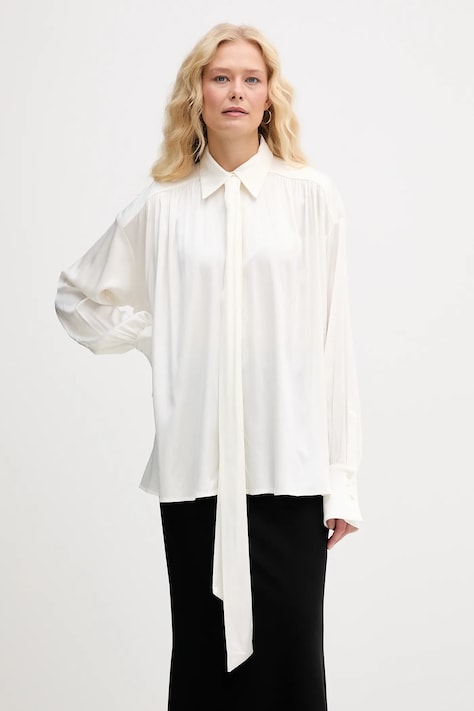 Košile Aniye By dámská, béžová barva, relaxed, s klasickým límcem, 181378