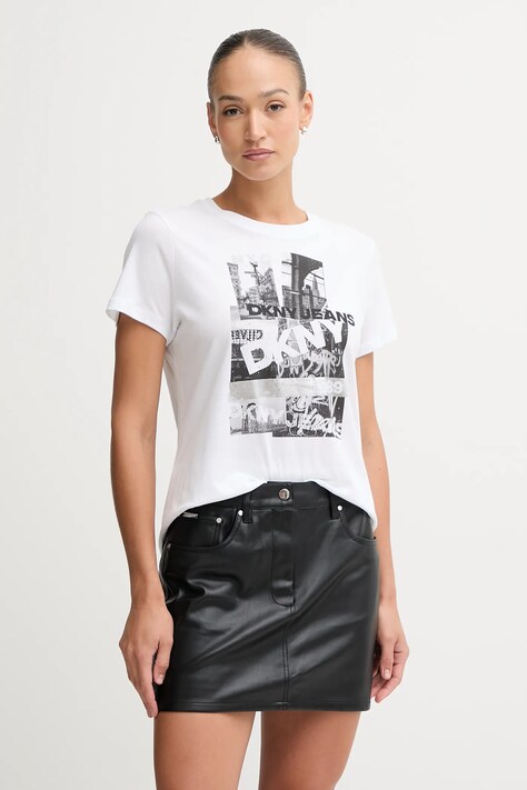 Футболка Dkny цвет белый DJ5T1634