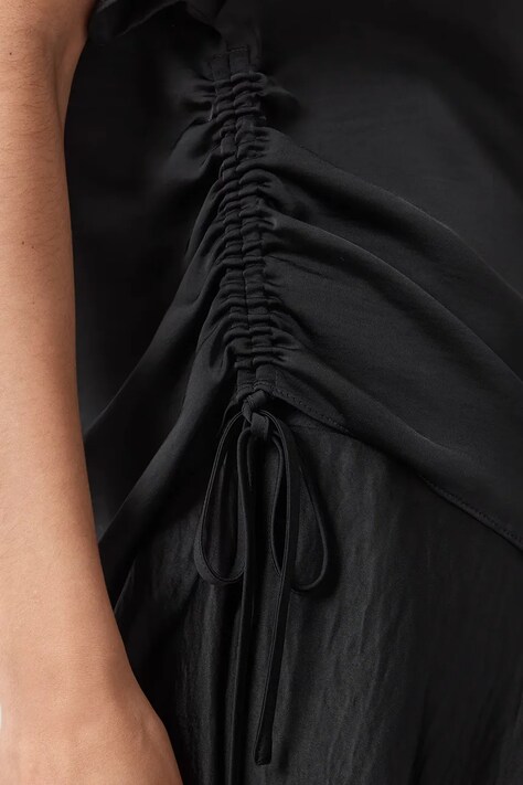 AllSaints блузка жіноча LESLIE — AW25-BDD0GT, чорний — фото 5