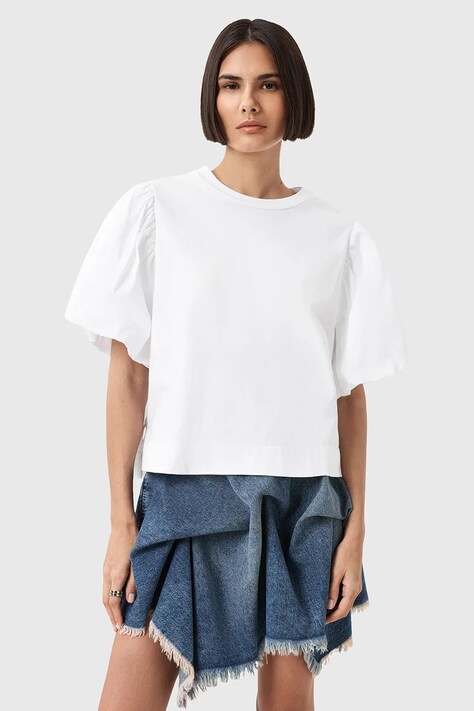 AllSaints t-shirt bawełniany JESS damskie kolor biały W031JD