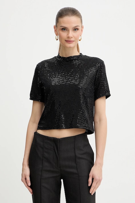 Morgan t-shirt damski kolor czarny DOLIVIA