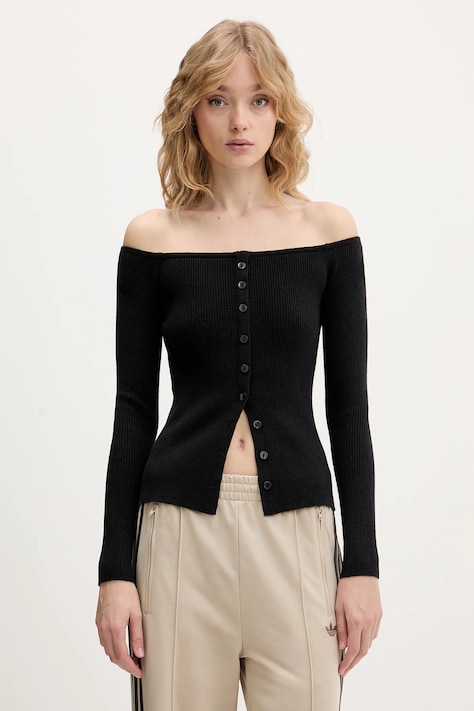 Πουλόβερ Abercrombie & Fitch χρώμα: μαύρο, KI150-5429-900