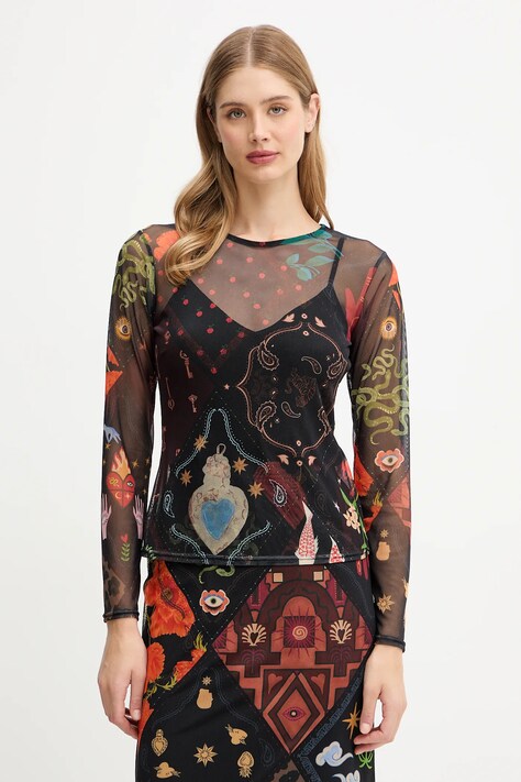 Never Fully Dressed longsleeve damskie kolor czarny NFDTO1941