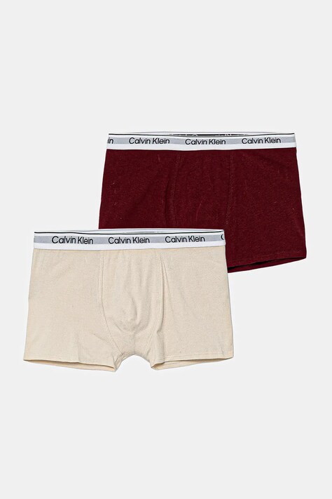 Calvin Klein Underwear bokserki dziecięce 2-pack kolor beżowy B70B700506