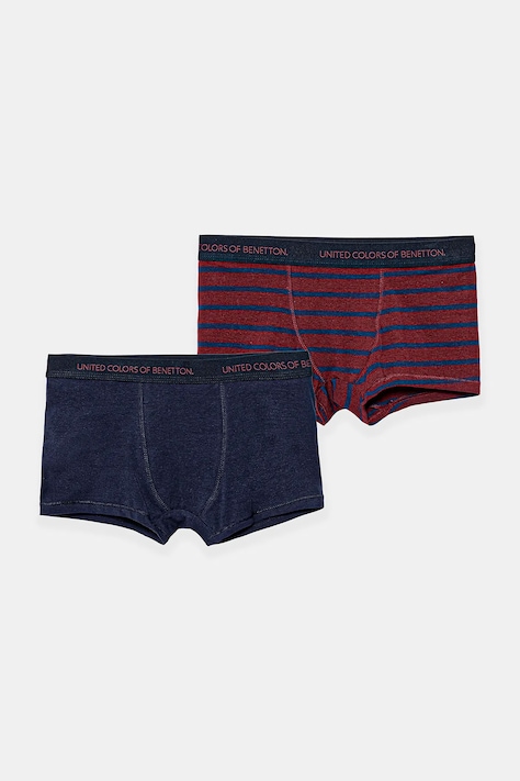 Dětské boxerky United Colors of Benetton 2-pack tmavomodrá barva, 3VPS0X01J