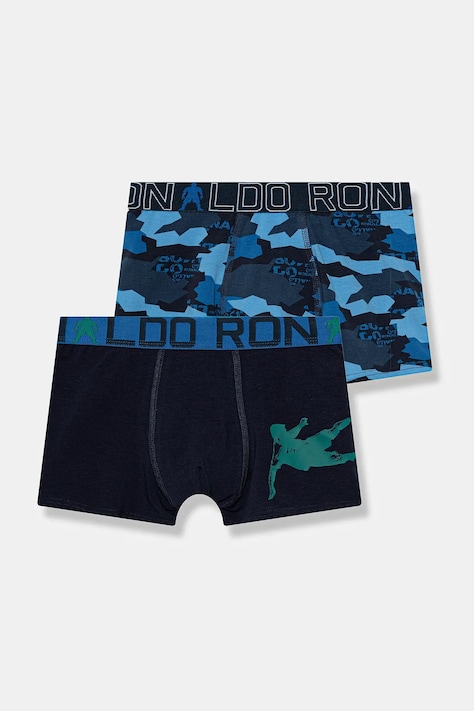 Dětské boxerky CR7 Cristiano Ronaldo 2-pack tmavomodrá barva, 8400