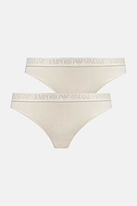 Emporio Armani Underwear figi 2-pack kolor beżowy EW000403 AF10891