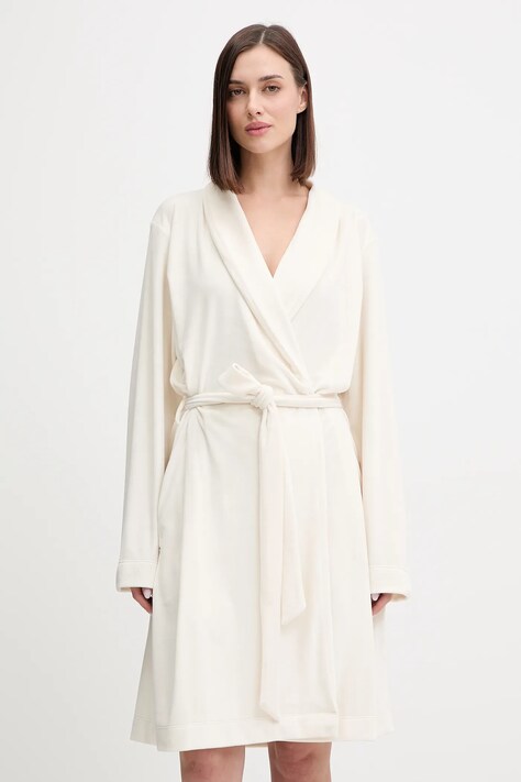 Emporio Armani Underwear halat culoarea bej, EW001970 AF15366