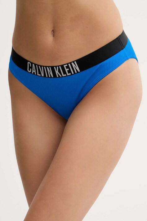 Plavkové kalhotky Calvin Klein modrá barva, LV00Q62752