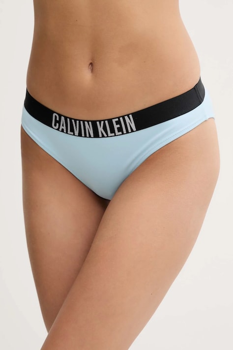 Plavkové kalhotky Calvin Klein modrá barva, LV00Q62856