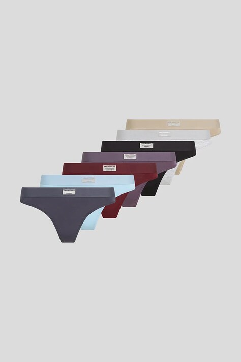 Karl Lagerfeld stringi 7-pack kolor multicolor A3W47018