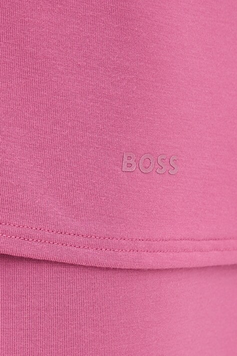 Футболка BOSS BOSS Sheen_Top SL — AW25-BID02J, рожевий — фото 5