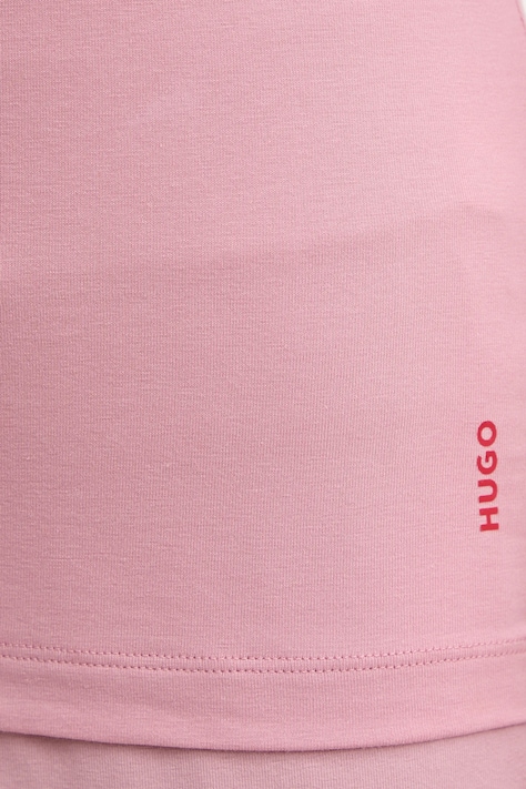 Футболка HUGO 2-pack TWIN T-SHIRT RN — AW25-BID035, рожевий — фото 6