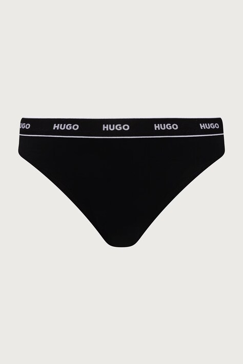 HUGO стрінги жіночі бавовняні з еластаном TRIPLET THONG DESIGN 3 шт — AW25-BID039, червоний — фото 3