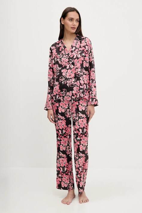 Guess pijama LOUISE culoarea roz, O5YX01 WH9C2