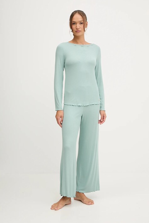 Піжама United Colors of Benetton колір бірюзовий 3P2Y3P03Y