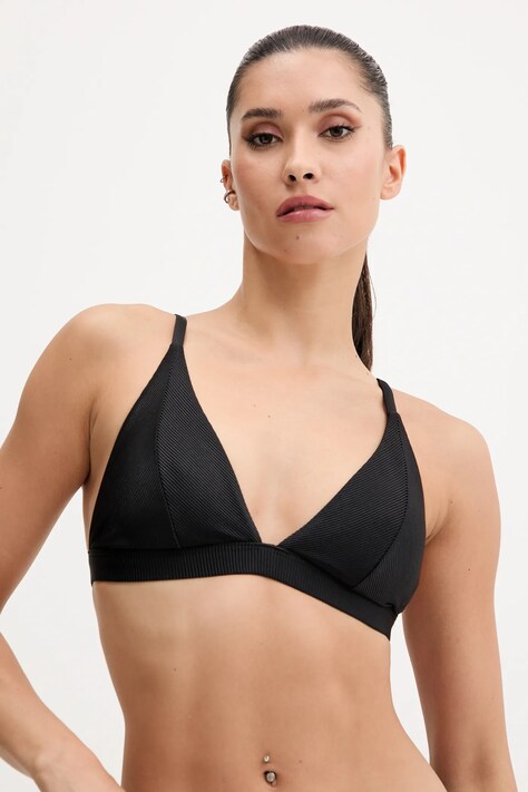 Bikini top adidas Iconisea χρώμα: μαύρο, JX5051
