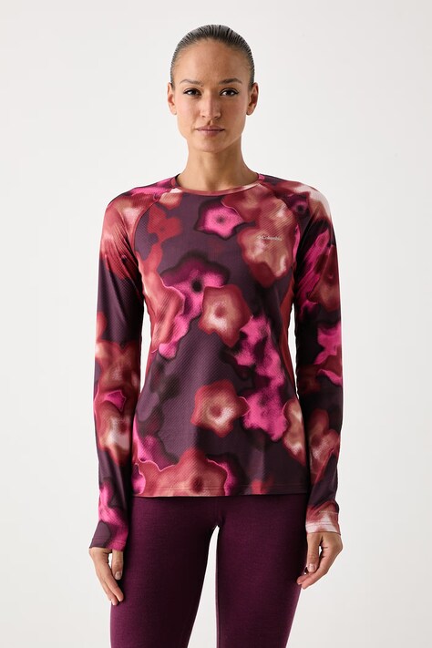 Columbia Longsleeve funkcyjny damski Omni-Heat bordowy 2012291