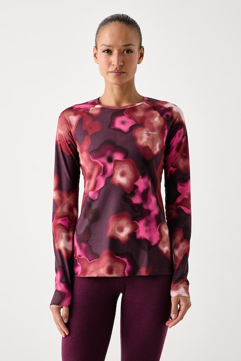 Columbia Longsleeve funkcyjny damski Omni-Heat bordowy 2012291