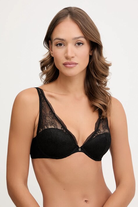 women'secret sutien culoarea negru, dantelă, uni, 8430112.124.133