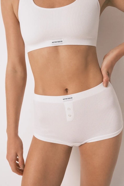 Boxerky women'secret biela farba, 5122016