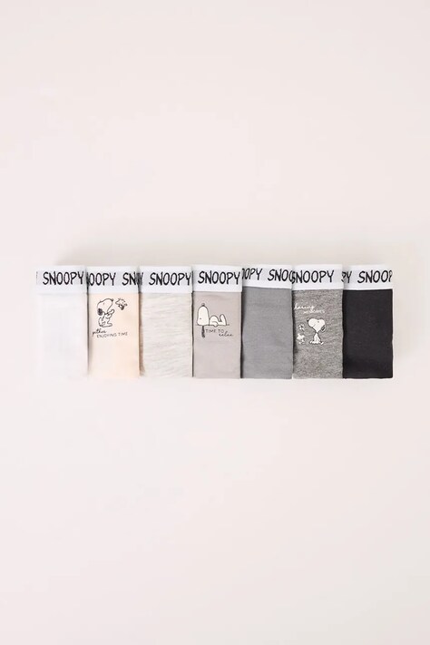 women'secret stringi 7-pack kolor szary 4932646