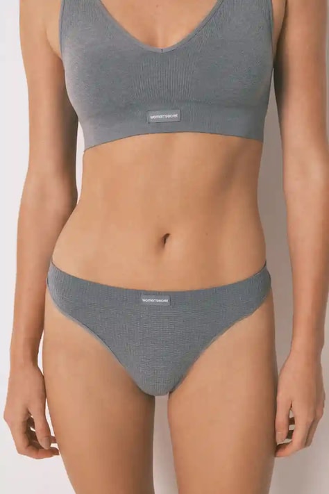 women'secret tanga culoarea gri, 5122014