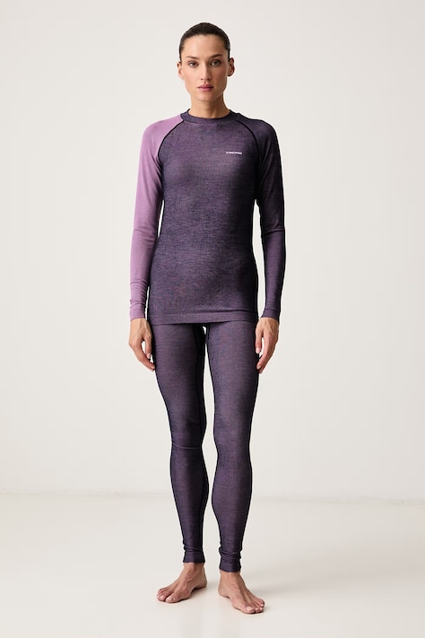 Viking Set de lenjerie intimă termică pentru femei cu amestec de lână merino Mounti violet 500/27/8757