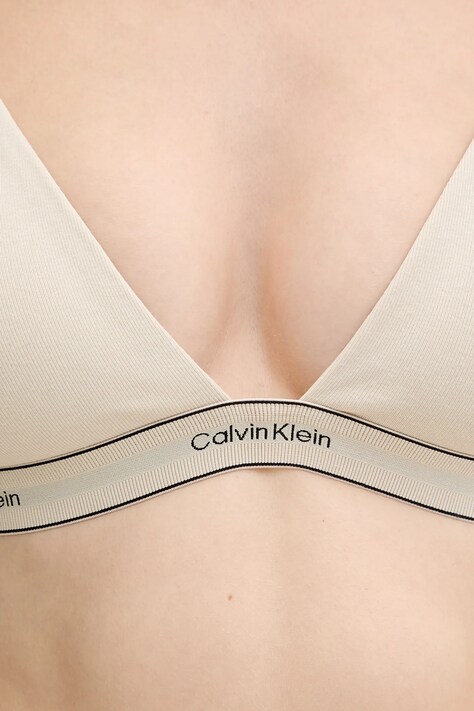 Calvin Klein Underwear biustonosz kolor biały gładki LV00QF8369