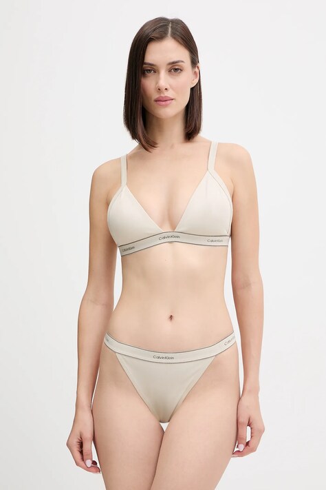 Трусы Calvin Klein Underwear цвет бежевый LV00QF8370