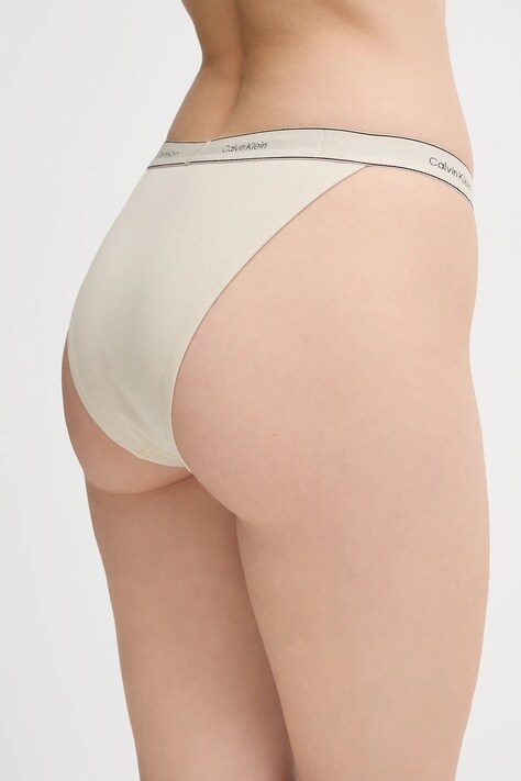 Calvin Klein Underwear figi kolor beżowy LV00QF8370