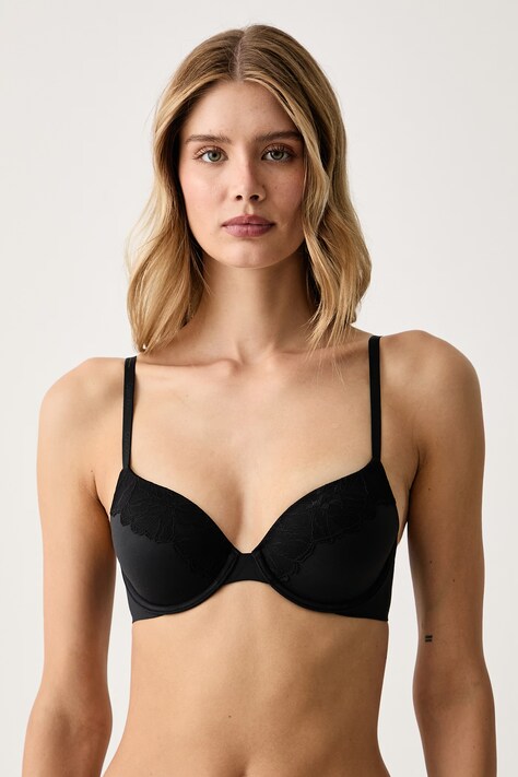 Calvin Klein Underwear Nedrček črn LV00QF8443