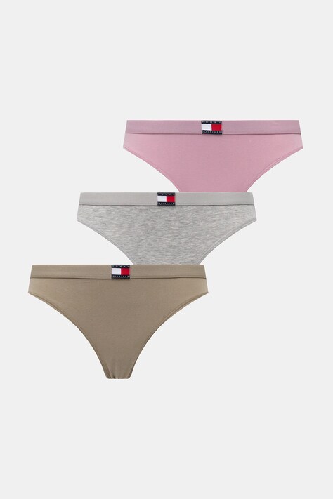 Tommy Hilfiger chiloți 3-pack culoarea violet, UW0UW06141