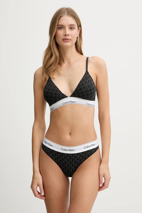Calvin Klein Underwear stringi kolor czarny LV00QF8518