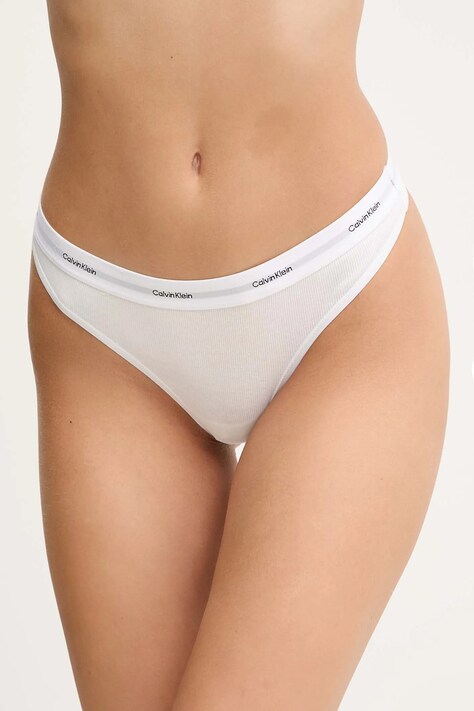 Стринги Calvin Klein Underwear колір білий LV00QD5357