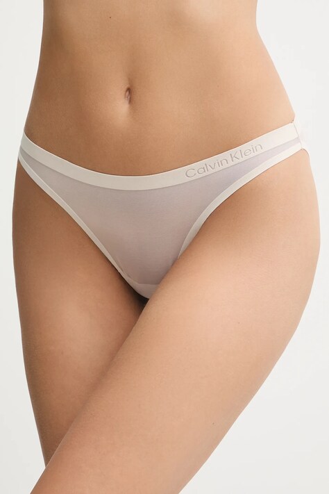 Calvin Klein Underwear figi kolor beżowy LV00QF8451