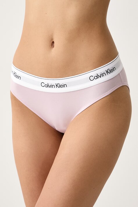 Calvin Klein Underwear Chiloți full brief pentru femei cu bumbac roz LV00QF8520