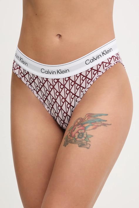 Calvin Klein Underwear figi kolor fioletowy LV00QF8520
