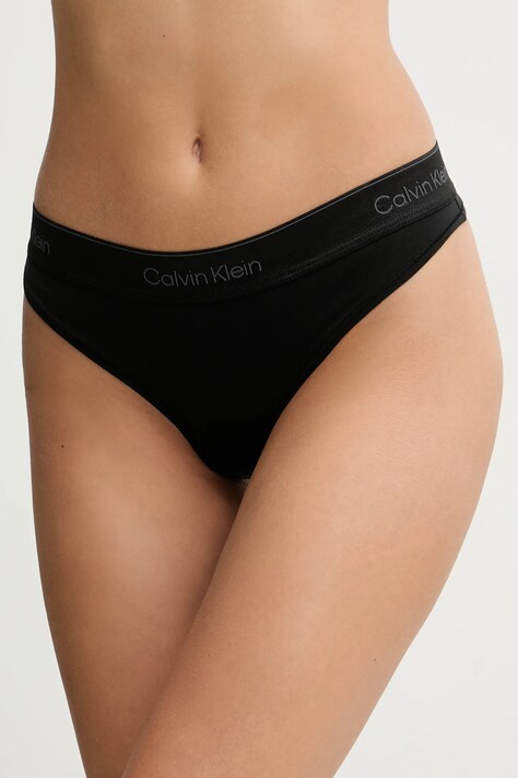 Calvin Klein Underwear stringi kolor czarny LV00QF8549