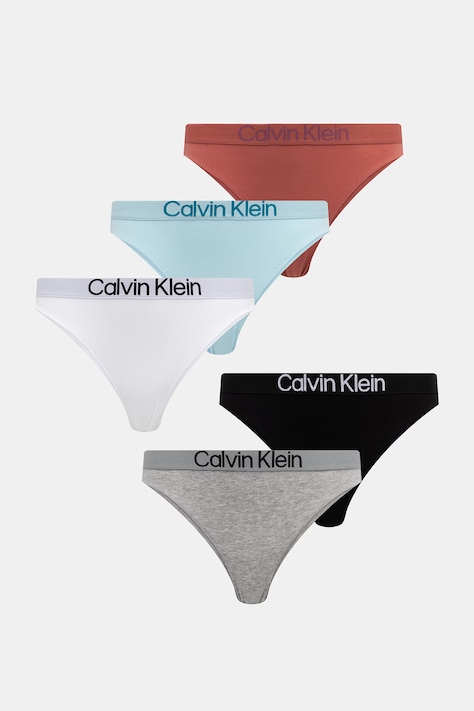 Calvin Klein Underwear ženske gaćice 5-pack tirkizne LV00QD5332