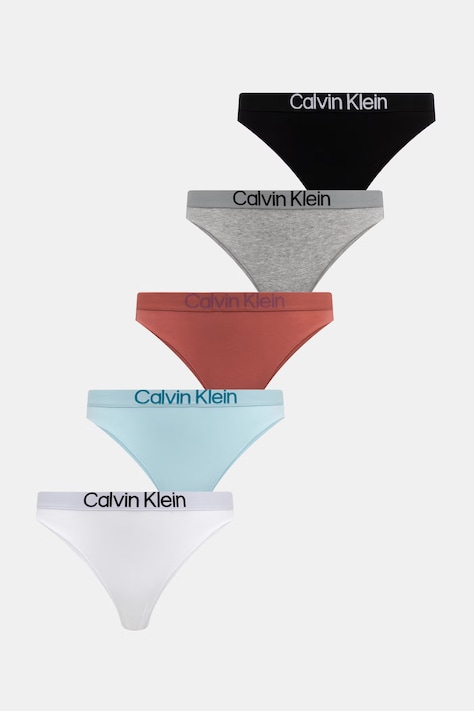 Calvin Klein Underwear figi damskie 5-pack turkusowe LV00QD5332
