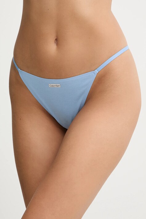 Calvin Klein Underwear figi kolor niebieski LV00QF8086