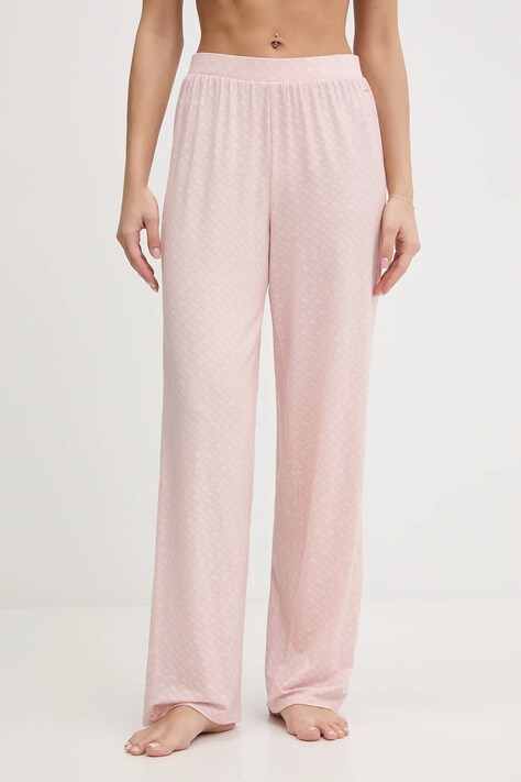 BOSS spodnie piżamowe damska kolor różowy 50550711