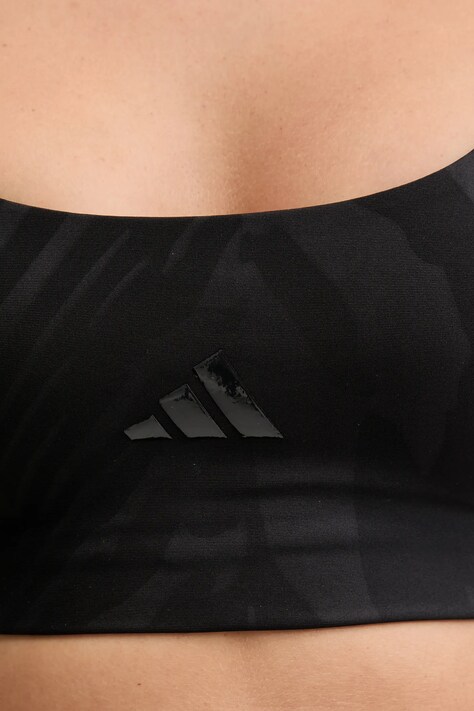 adidas Performance sutien sport Powerimpact culoarea negru, uni, JN2664