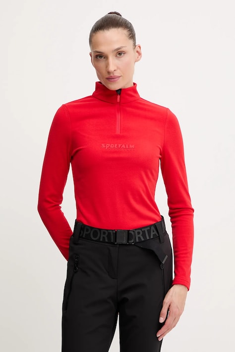 Sportalm longsleeve funcțional Cologne culoarea roșu, 300030