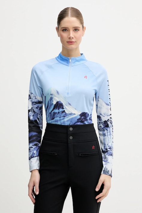 Perfect Moment longsleeve funkcyjny kolor niebieski W3001227