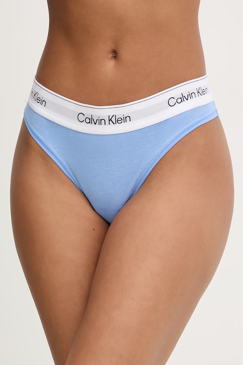 Calvin Klein Underwear brazil γυναικείο με βαμβάκι μπλε LV00QF8522