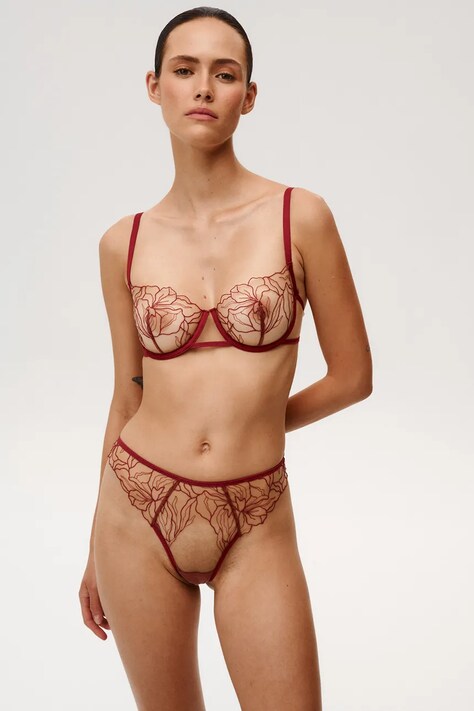Σουτιέν Undress Code χρώμα: μπορντό, 1036
