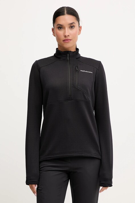 Peak Performance longsleeve sportowy Trail kolor czarny G79811