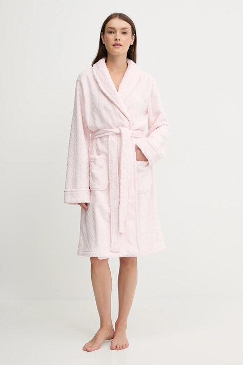 Lauren Ralph Lauren szlafrok kolor różowy ILN42455F